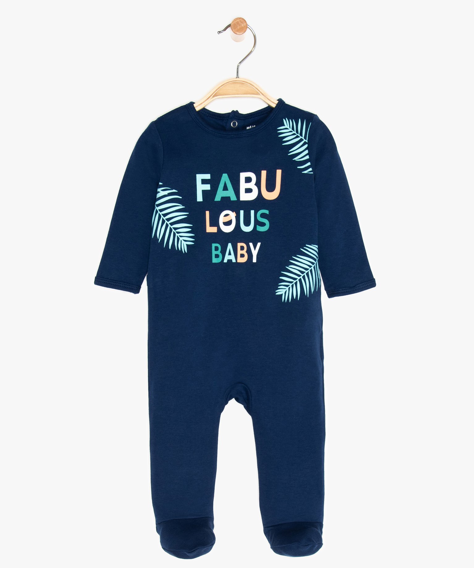 Lot de 3 pyjamas naissance en coton