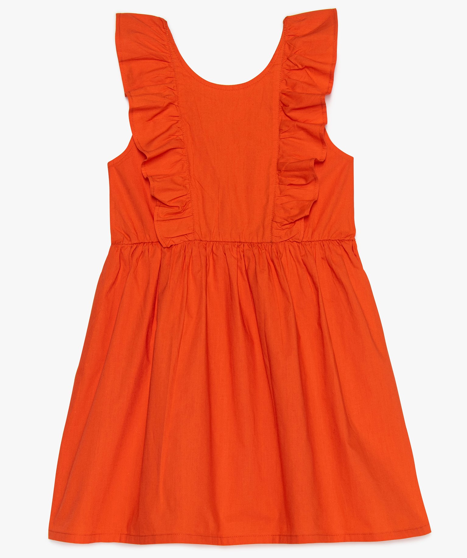 robe fille orange