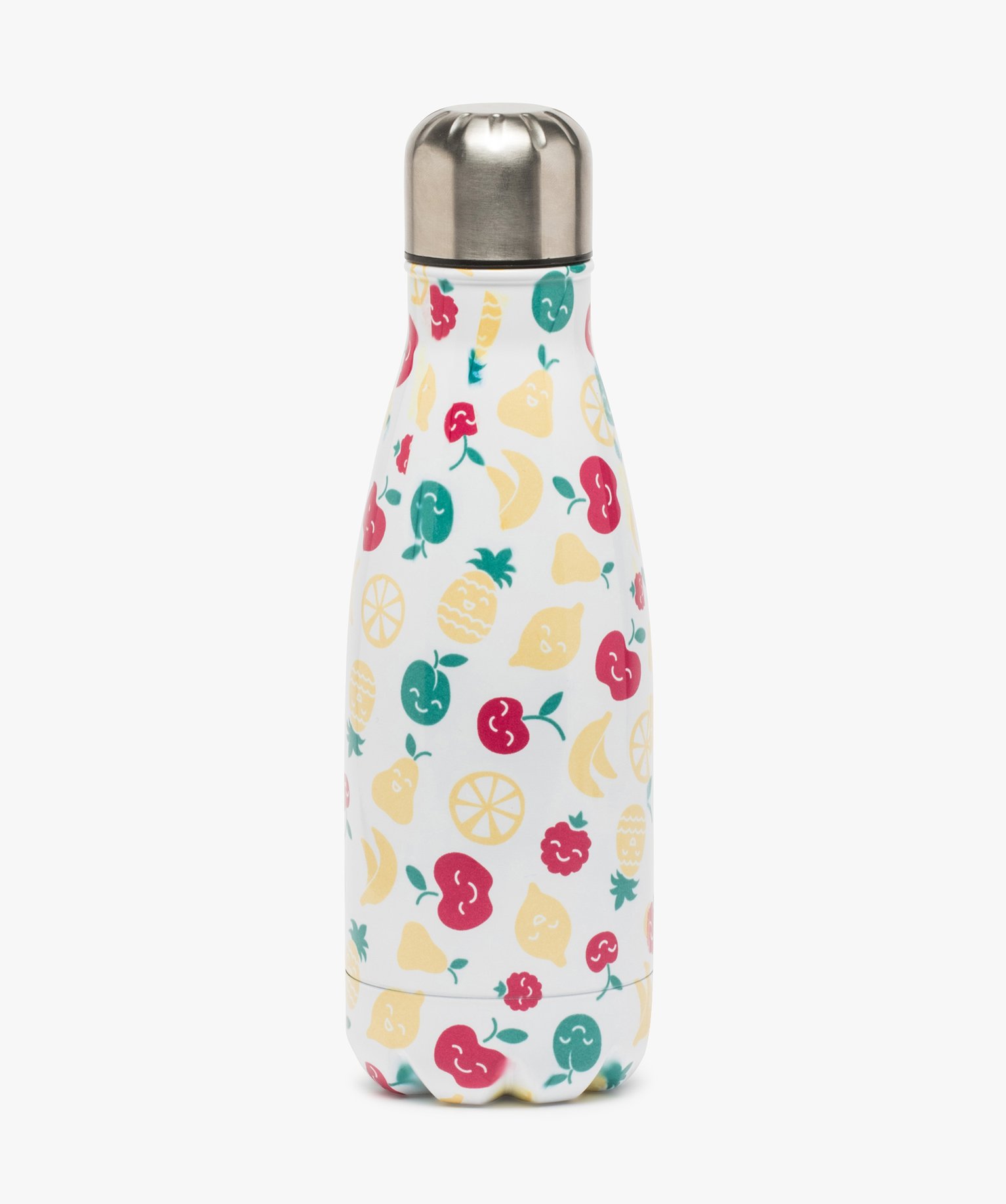 Gemo Actualites Gourde Reutilisable En Inox Imprime Fruits Multicolore Bebe Gemo