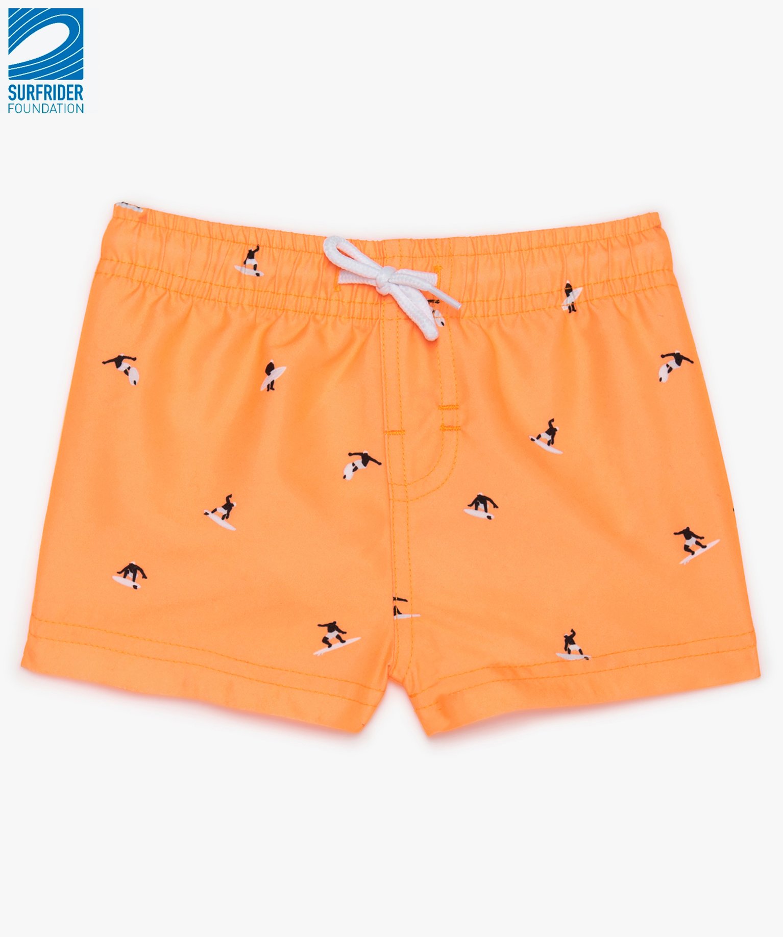 Gemo Vetements Garcon Maillot De Bain Garcon Imprime En Polyester Recycle Gemo X Surfrider Orange Bebe Gemo