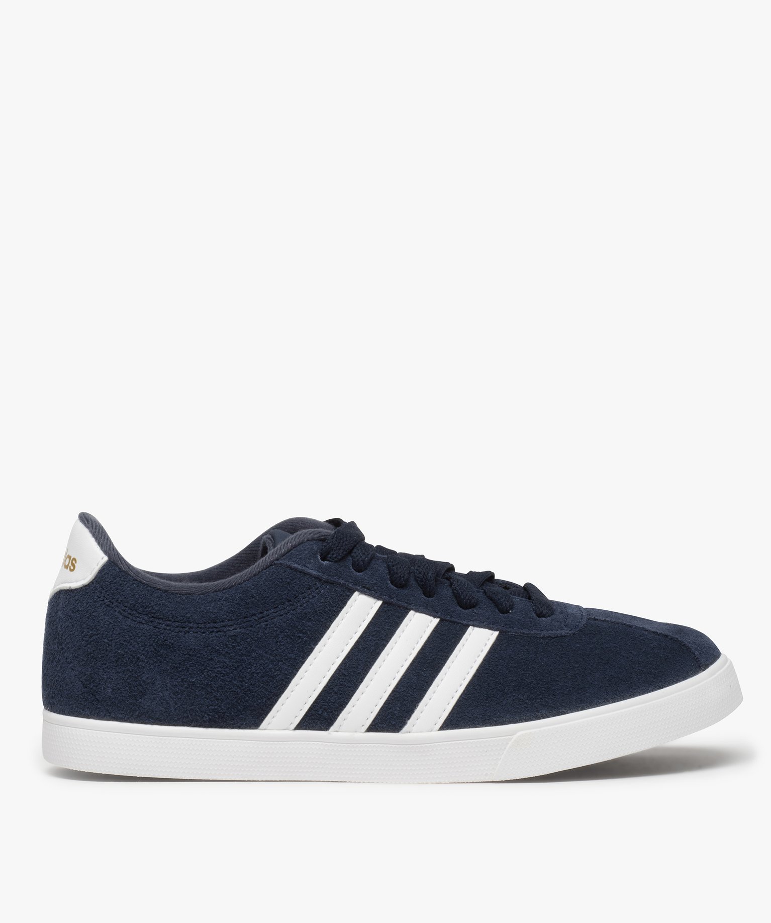 Gemo femme tennis femme dessus cuir a lacets adidas courtset bleu baskets et tennis promos GEMO