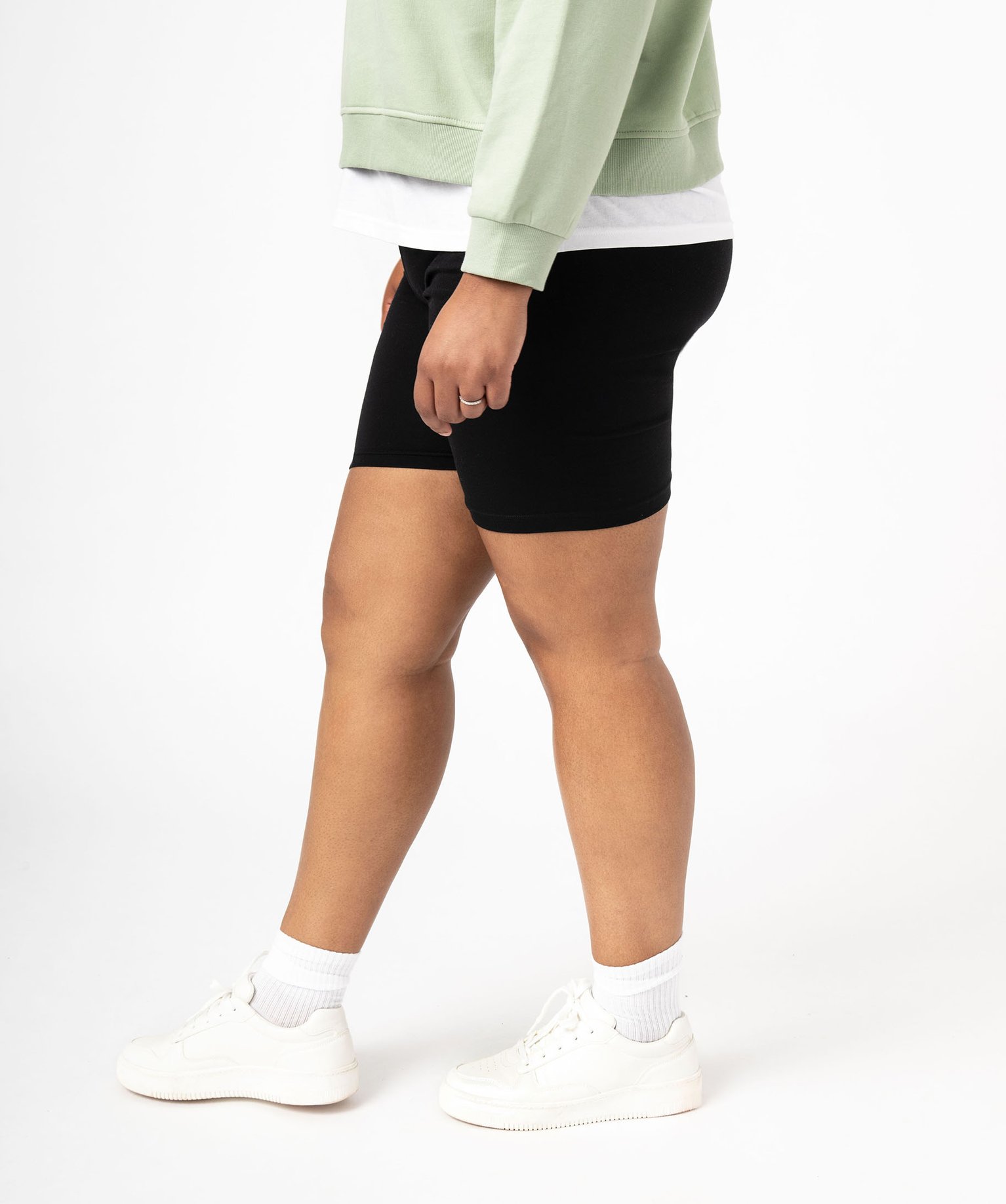 Bermuda taille top élastiquée femme