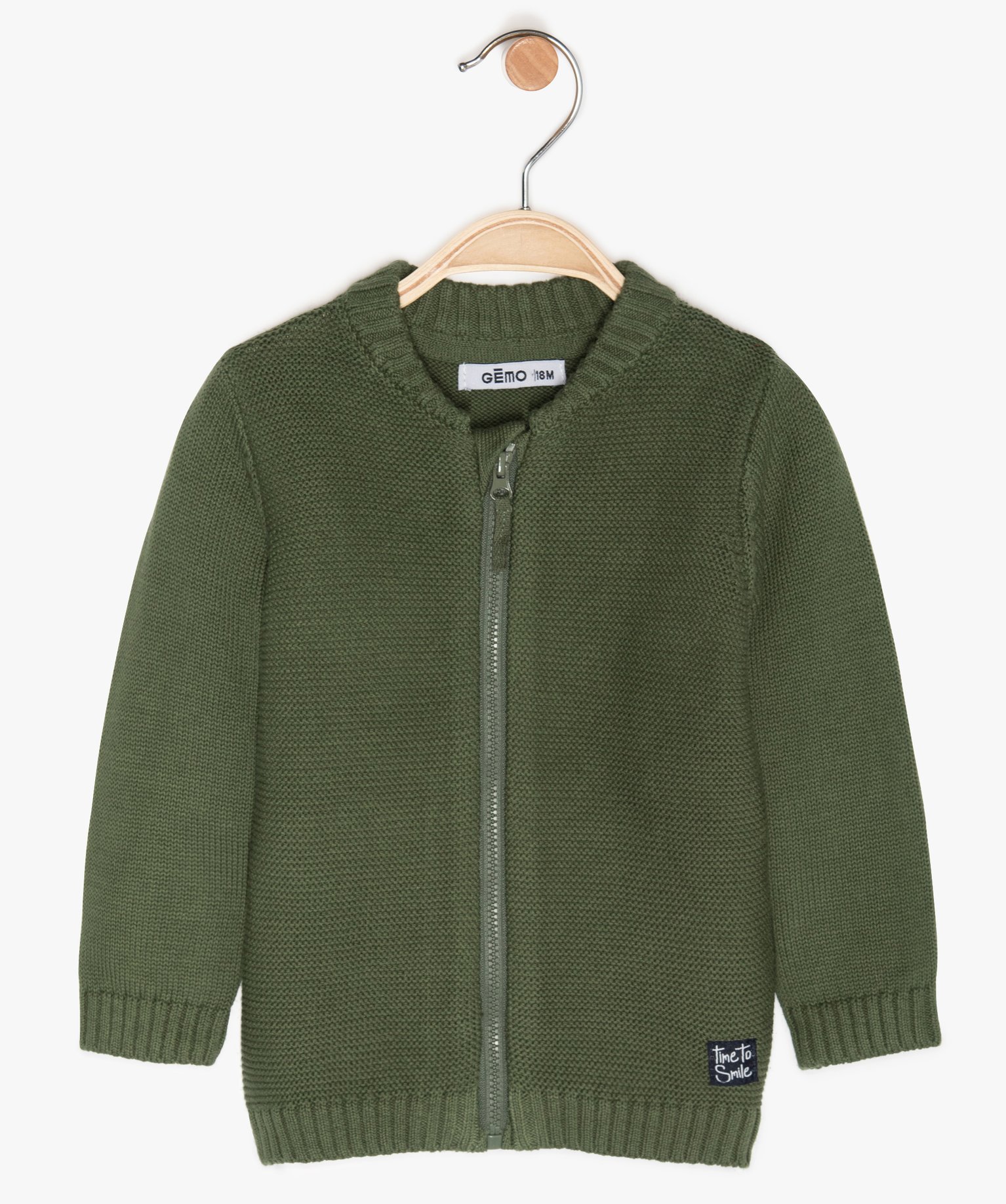 gilet vert garcon