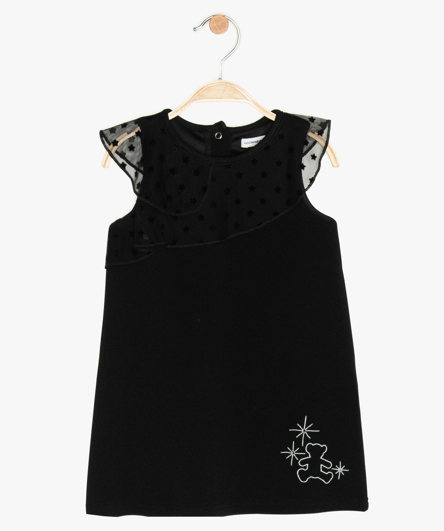 Gemo Vetements Fille Robe Bebe Fille Avec Volant En Tulle Lulu Castagnette Noir Robes Bebe Gemo Gemo Vetements Fille Robe Bebe Fille Avec Volant En Tulle Lulu Castagnette Noir Robes Bebe Gemo