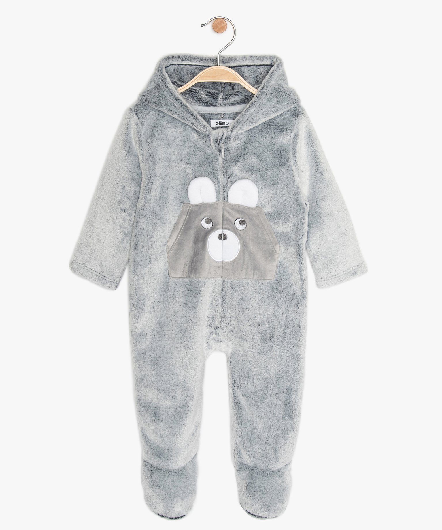 Gemo Vetements Garcon Combinaison Pilote Bebe En Maille Peluche Motif Ourson Gris Bebe Gemo Gemo Vetements Garcon Combinaison Pilote Bebe En Maille Peluche Motif Ourson Gris Bebe Gemo