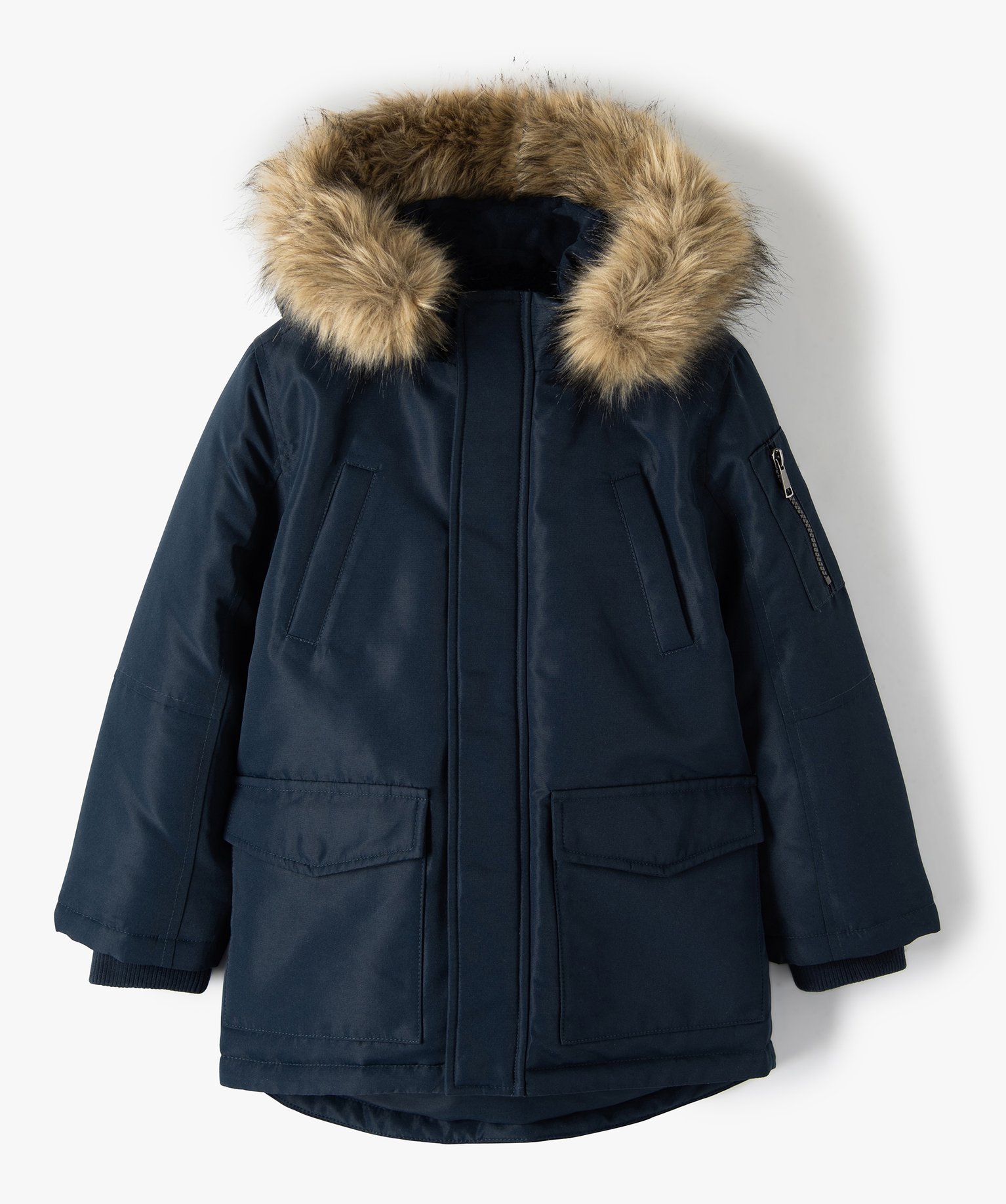 parka garcon bleu