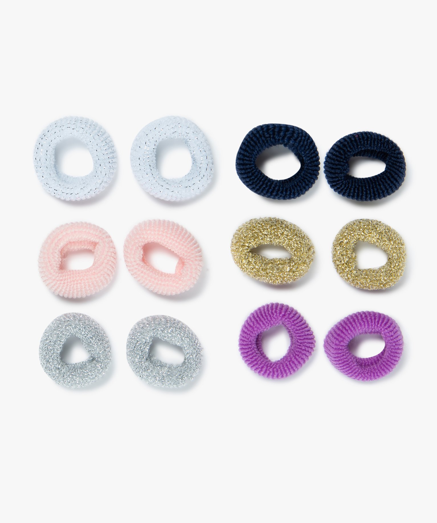 Gemo Accessoires Fille Elastiques A Cheveux Bebe Fille En Mousse Lot De 12 Multicolore Bebe Gemo
