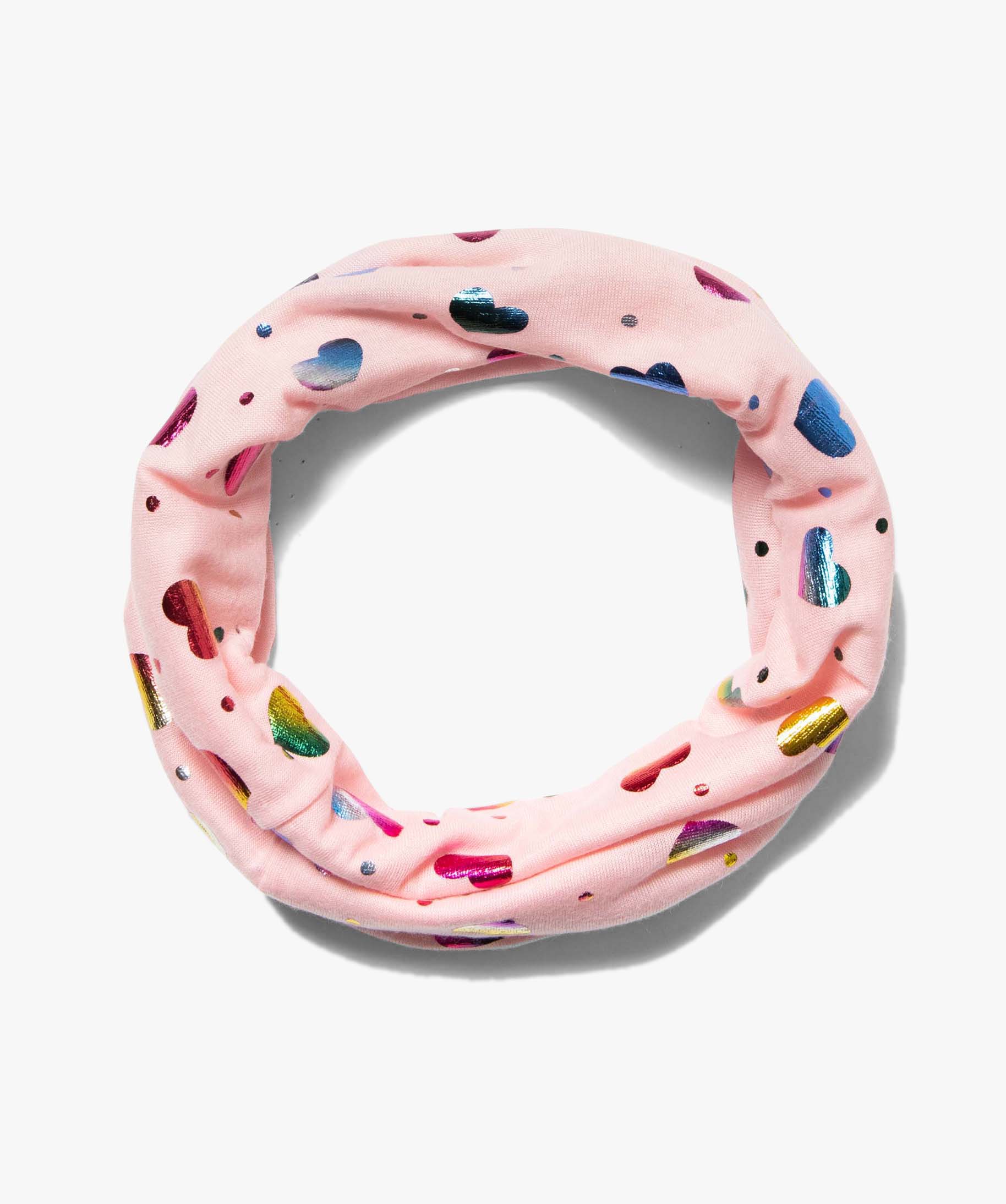 Gemo Accessoires Fille Foulard Bebe Fille Forme Snood A Cours Brillants Rose Accessoires Bebe Gemo