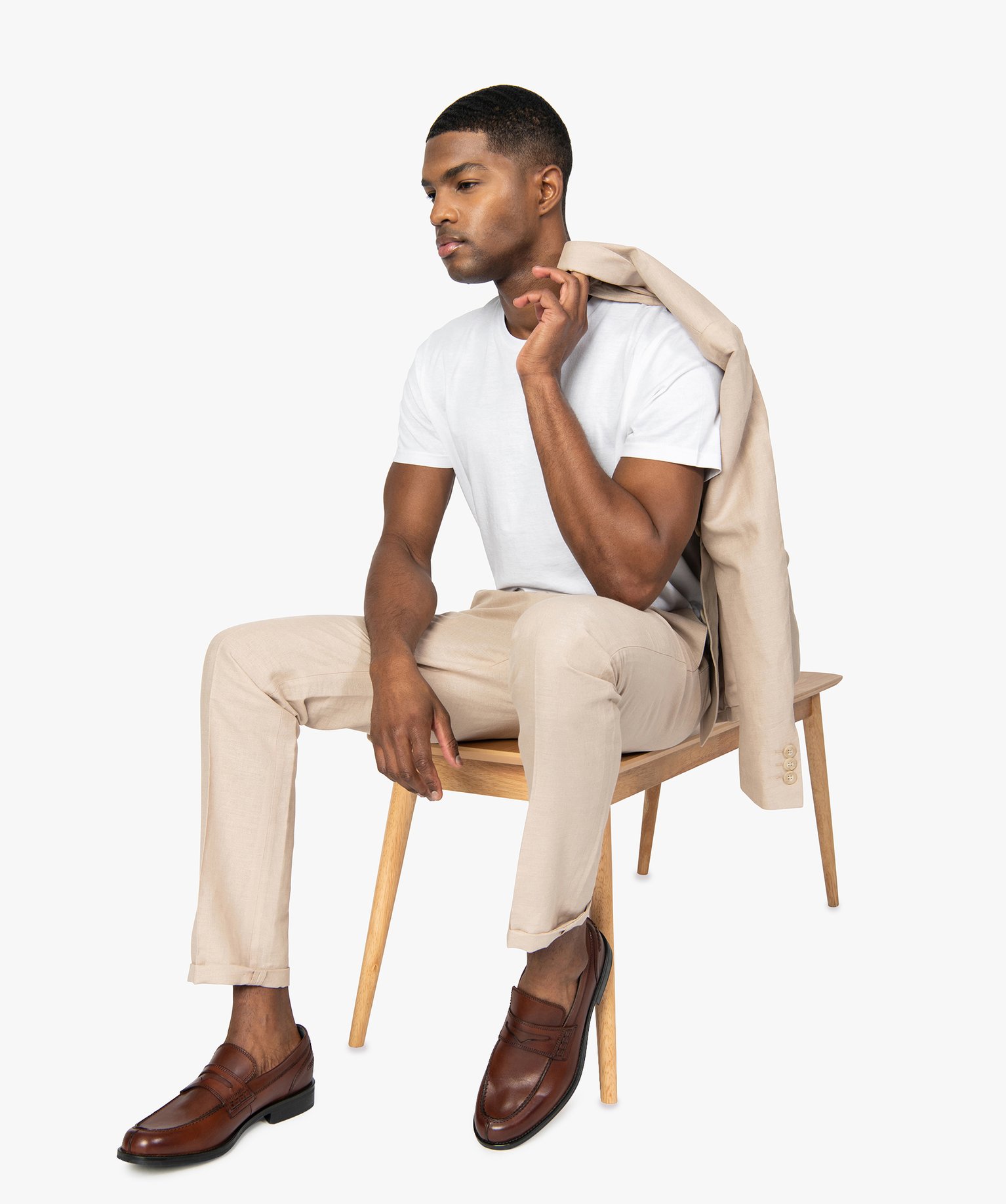 Pantalon costume homme beige deals