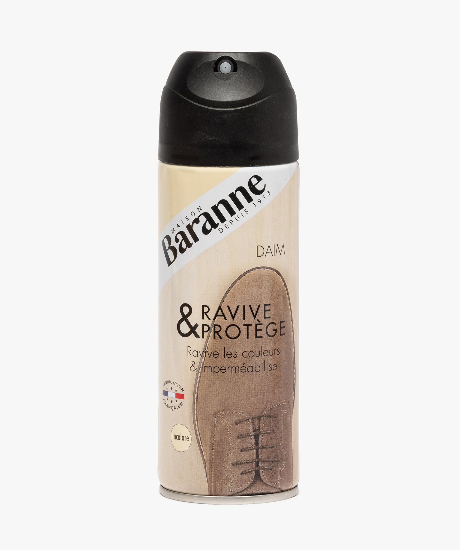 bombe ravive protege special cuir velours - baranne blanc