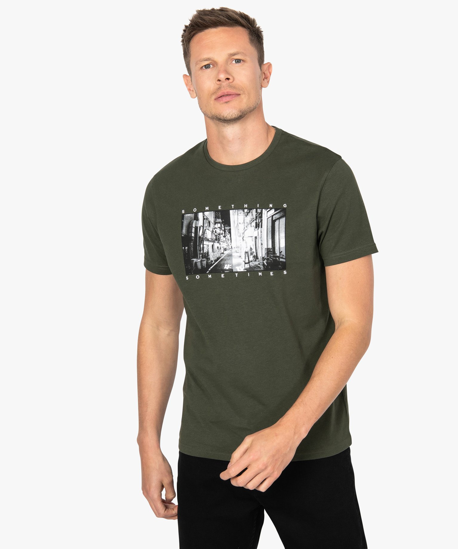 Ilyas T-shirt Kappa pour homme en coloris Gris Homme Vêtements T-shirts T-shirts à manches courtes 