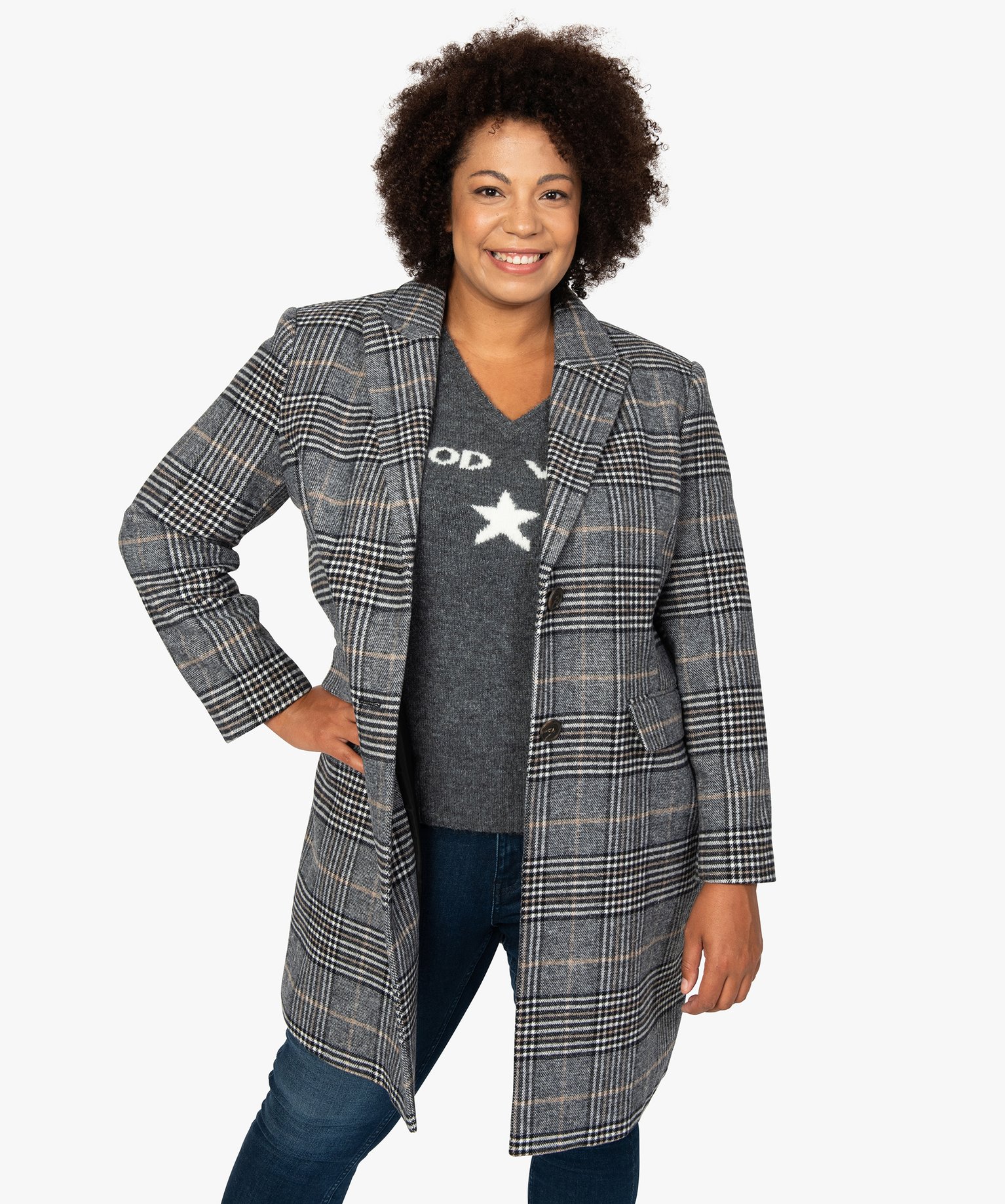 manteau femme imprime