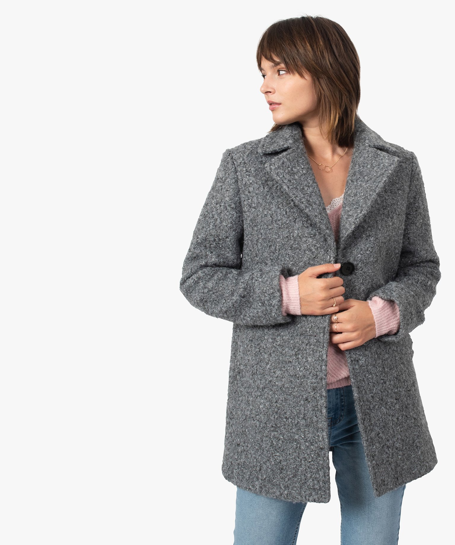 manteau femme langue