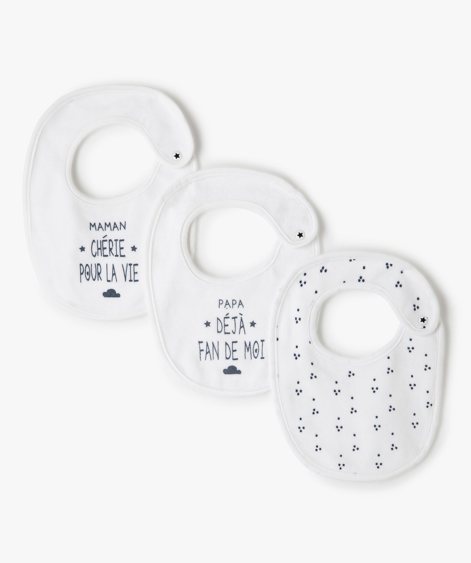 Gemo Puericulture Bavoirs Naissance Bebe Garcon En Velours Lot De 3 Blanc Bebe Gemo Gemo Puericulture Bavoirs Naissance Bebe Garcon En Velours Lot De 3 Blanc Bebe Gemo