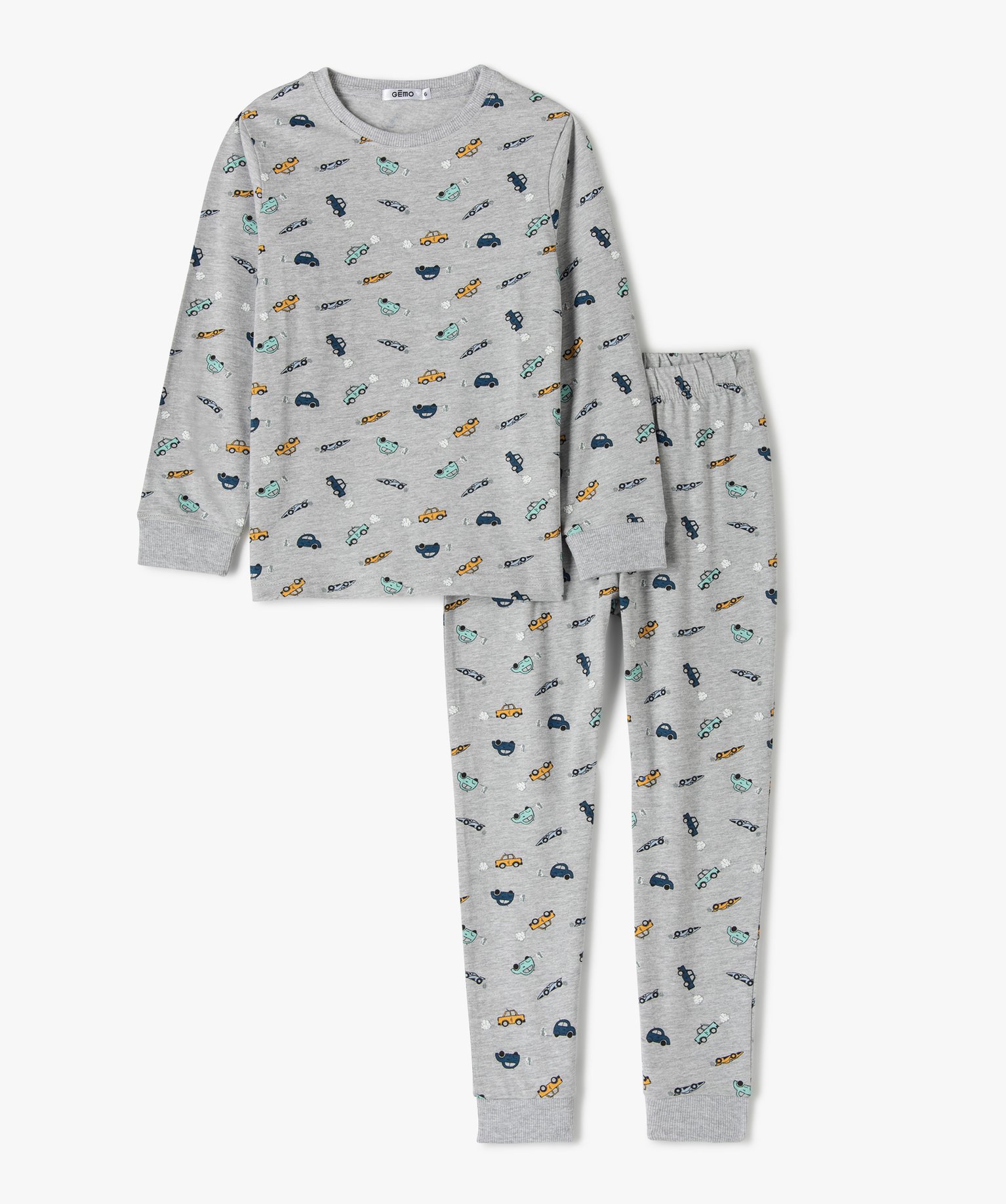 Gemo Garçon Vêtements Sous-vêtements vêtements de nuit Pyjamas Pyjama garçon bimatière chaud et élégant 
