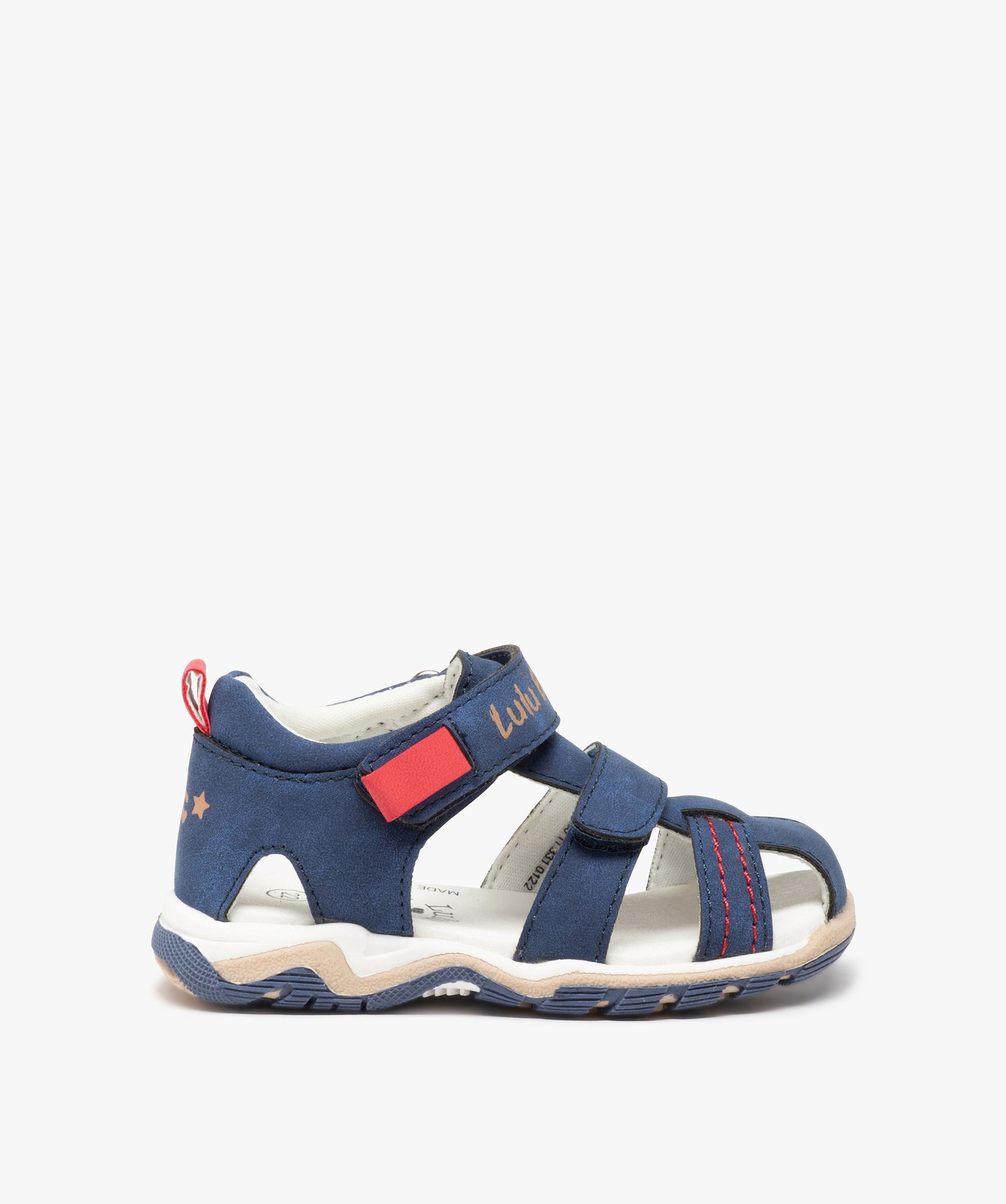 Gemo chaussures garcon sandales bebe garcon a talon ferme lulucastagnette bleu sandales et nu pieds bebe GEMO