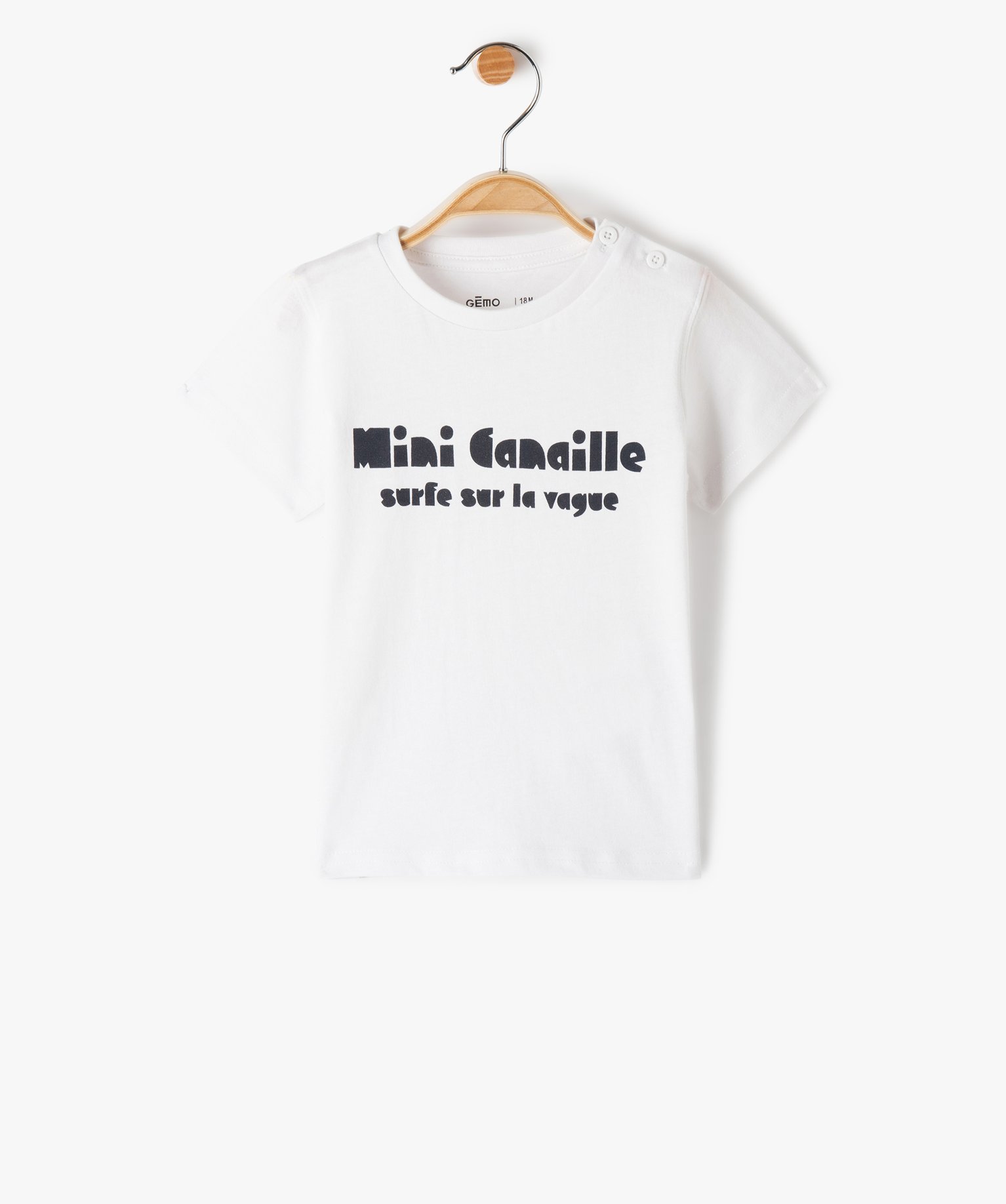 T-shirt manches longues bébé fille - Gemo - 9 mois