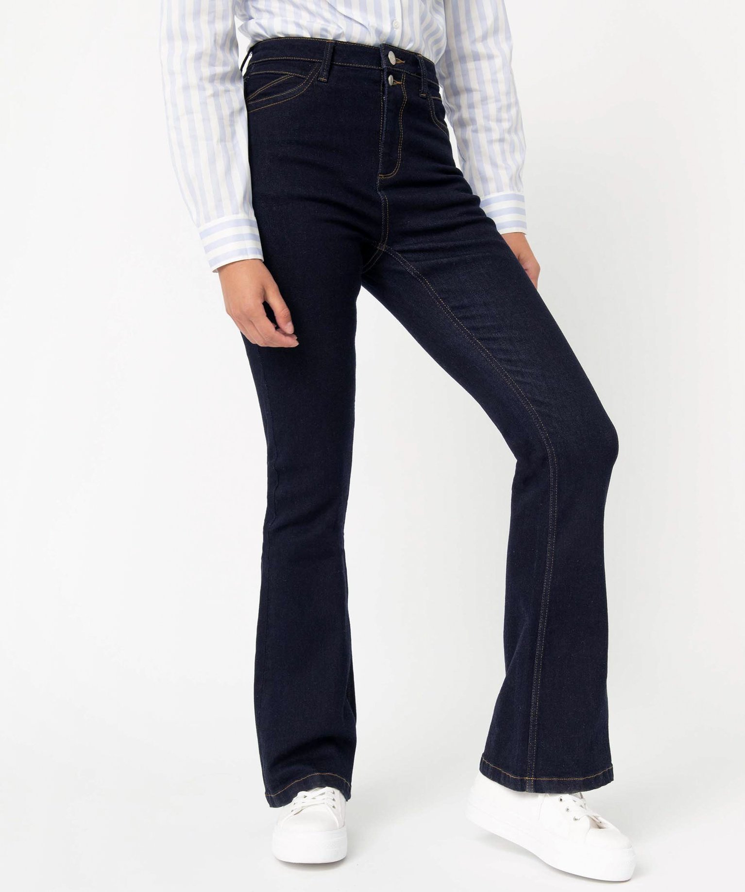 Jean bootcut femme gemo outlet