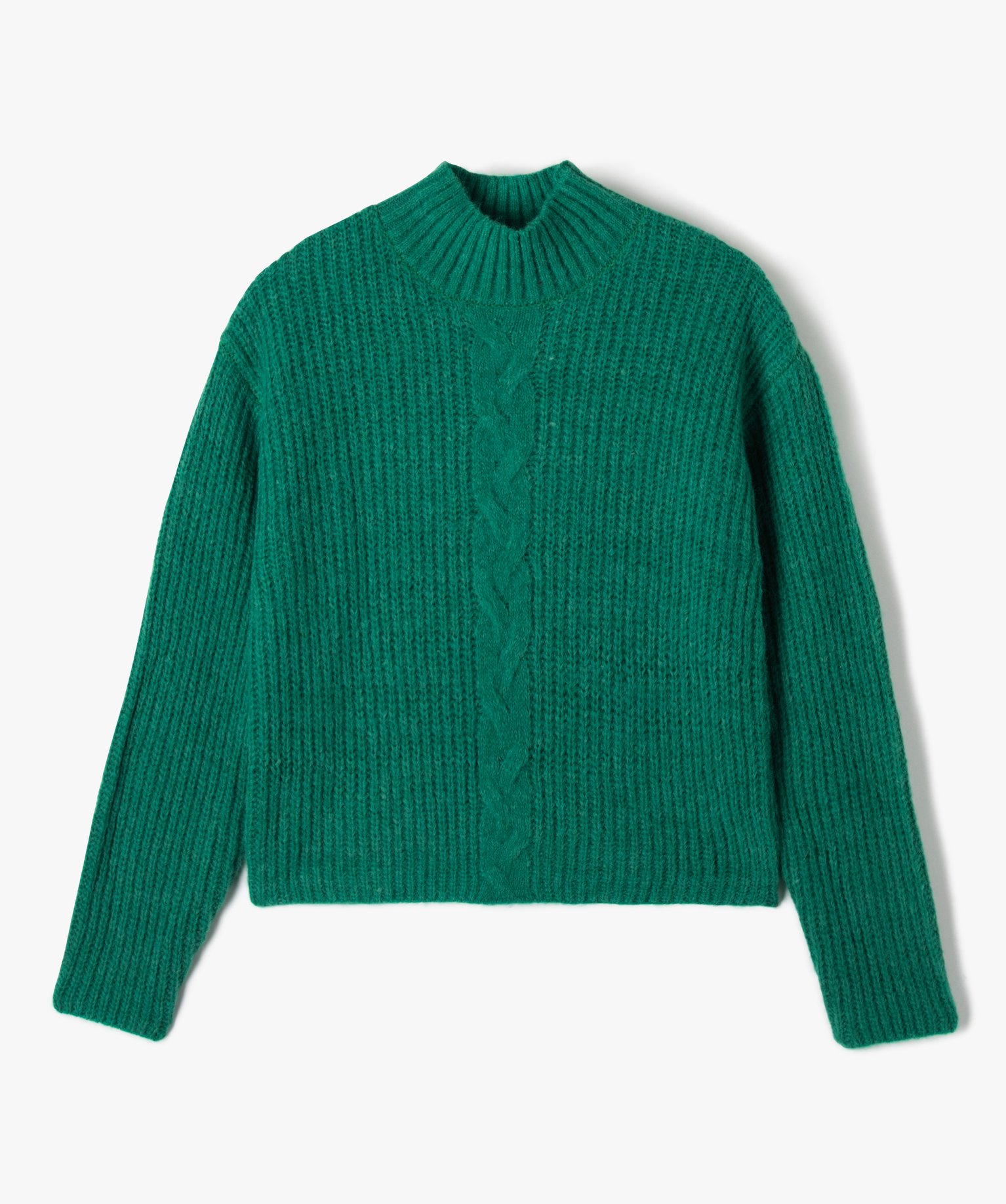 Pull vert fille best sale